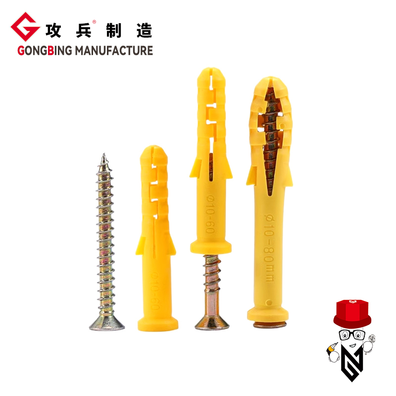 Plastic expanding screws/ Plastic Screws for Versatile Applications